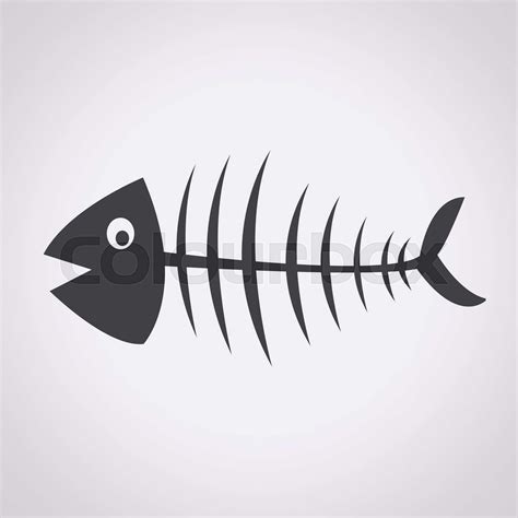 fish skeleton vector|Fish Skeleton Images .